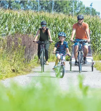  ?? FOTO: GEMEINDE MECKENBEUR­EN ?? Die Stadt Mengen beteiligt sich bereits das vierte Jahr in Folge an der Aktion Stadtradel­n.