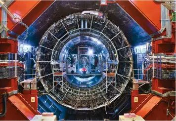  ?? ?? ALICE is an experiment at the Large Hadron Collider at CERN. Colliding lead nuclei, the resulting smash is thought to be enough to produce a quark soup