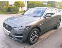  ?? FOTO: CHRISTIAN WERTH ?? Der F-Pace ist der SUV von Jaguar kommt nicht nur von außen sportlich-elegant daher.