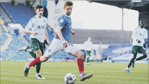  ?? Picture: Joe Pepler ?? BLOW Michael Jacobs has endured an injury-hampered time at Fratton Park since arriving in September.