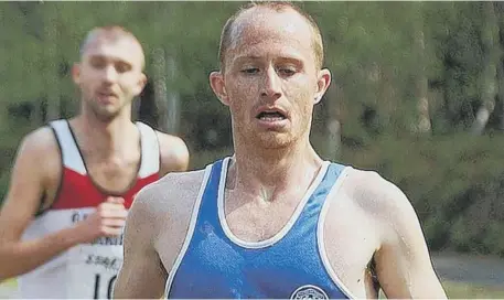  ??  ?? Sunderland Harriers’ Mark Hood has battled a foot injury to carry on competing in athletics.