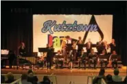  ?? SUBMITTED PHOTOS BY MELISSA NOLTE ?? Kutztown High School Jazz Band performs at Kutztown Jazz Festival on March 18.