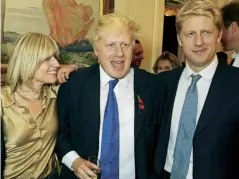  ??  ?? Rachel, Boris and Jo attend the then-mayor of London’s book launch in 2014