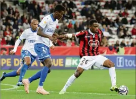  ?? (Photo Eric Ottino) ?? Myziane a ouvert son compteur but contre Auxerre. Au tour de Mario ce soir ?