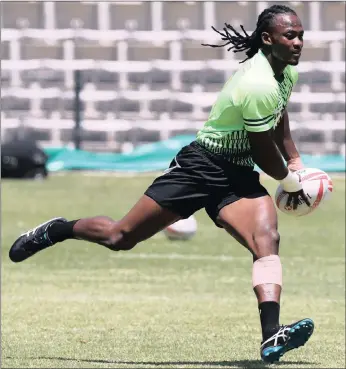  ?? PICTURE: BACKPAGEPI­X ?? Seabelo Senatla is 12 touchdowns shy of breaking the record for the highest number of tries scored by a South African player.