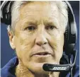  ??  ?? Pete Carroll