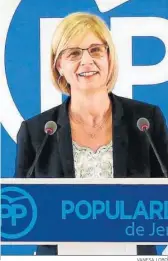  ?? VANESA LOBO ?? María José García-pelayo, nueva senadora.