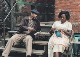  ?? YOUTUBE ?? Denzel Washington y Viola Davis, en Fences