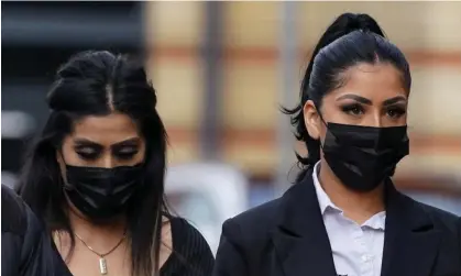  ?? ?? Ansreen Bukhari, left, and her daughter Mahek Bukhari were found guilty along with others over the deaths. Photograph: Jacob King/PA Media