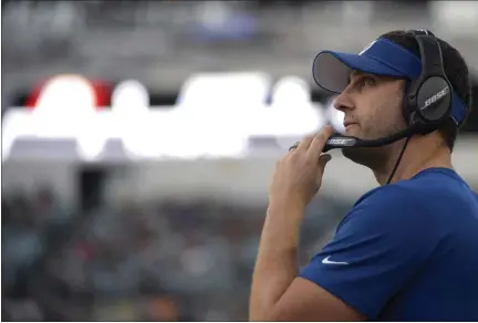  ?? THE ASSOCIATED PRESS FILE ?? The Eagles are reportedly hiring Colts offensive coordinato­r Nick Sirianni as their new head coach.