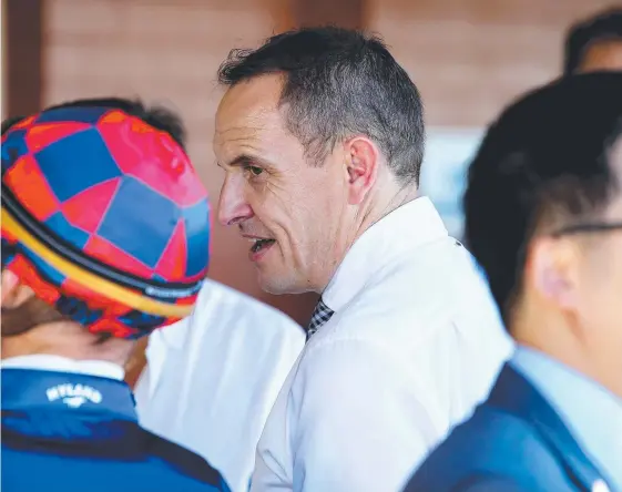  ?? Picture: PETER LORIMER ?? Leading trainer Chris Waller is closing in on another impressive milestone at Warwick Farm.