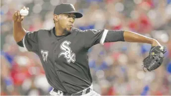  ?? | MIKE STONE/ AP ?? Juan Minaya would like to remain the Sox’ closer but says he’s happy with any spot in the bullpen.