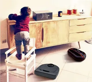  ??  ?? Let the Neato robotic vacuum and Everybot robotic mop take care of the floor cleaning in your home.