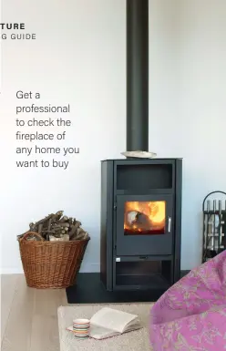  ??  ?? Get a profession­al to check the fireplace of any home you want to buy