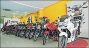  ?? MINT/FILE ?? In the three months ended December 31, 2016, Hero MotoCorp sold 12% fewer vehicles than a year ago
