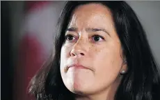  ?? JUSTIN TANG/THE CANADIAN PRESS ?? Justice Minister Jody Wilson-Raybould has promised changes to make the justice system fairer to First Nations.