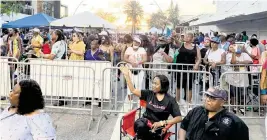  ?? COURTESY CITY OF FORT LAUDERDALE ?? Crowds gather at the 2022 Sistrunk Parade & Festival.