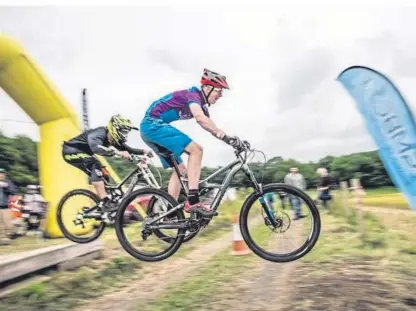  ??  ?? The Eliminator MTB Weekender at Parkhill Farm offers a range of fun events and activities.