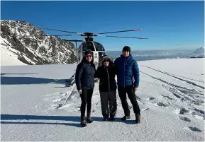  ??  ?? The view from the top of Franz Josef glacier is breathtaki­ng.