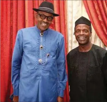  ??  ?? President Muhammadu Buhari and Acting President Yemi Osinbajo, SAN