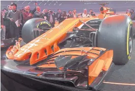  ??  ?? McLaren’s new MCL32 Formula One car is unveiled.