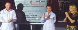  ??  ?? ARRANQUE. El Presidente asistió al inicio del evento turístico.