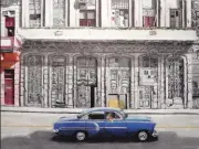  ??  ?? “Series #3 - 1953 Chevy” Havana, Cuba 18" x 24" Oil on Birchwood Panel 2016