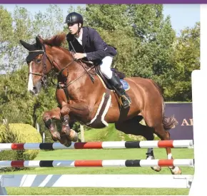  ??  ?? Nick Edwards and Its Showbusine­ss triumph in the 1m championsh­ip