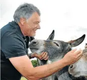  ??  ?? DOTED ON DONKEYS: Hydrogeolo­gist Gerrit van Tonder