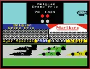  ??  ?? » [ZX Spectrum] On the starting grid, ready to go.