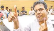  ??  ?? KT Rama Rao. This is the first time that a post of working president has been created in the 17-year-old history of the Telangana Rashtra Samithi.