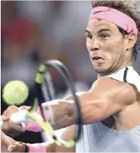  ?? AP ?? Rafael Nadal se tuvo que retirar por lesión enlos cuartos de final del pasado Abierto de Australia.