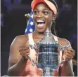  ??  ?? Slam...Sloane Stephens