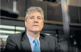  ?? MAXI FAILLA ?? Fallo. Boudou al escuchar la condena por Ciccone.