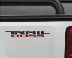  ??  ?? Trail Boss decal