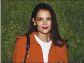  ?? EWAN AGOSTINI — THE ASSOCIATED PRESS ?? KAtie Holmes, seen here in 2019, reportedly hAs Been dAting Ne York City Chef Emilio Witolo Jr.