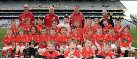  ??  ?? Players representi­ng Eire Óg GAA Club during the The Go Games Provincial Days in partnershi­p with Littlewood­s Ireland Day 2 at Croke Park in Dublin. Photos by Sportsfile