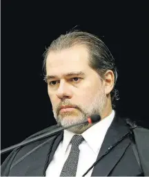  ?? DIDA SAMPAIO/ESTADÃO–8/5/2018 ?? STF. Toffoli assume a presidênci­a da Corte em setembro