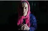  ?? John Moore / Getty Images ?? Halyna Rusova, 80, is shown in a hospital after leaving Sokorivka in south Ukraine.