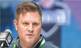  ?? ASSOCIATED PRESS ?? Packers general manager Brian Gutekunst may take a few risks with the salary cap in an effort to maximize Green Bay’s potential to win now.