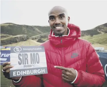  ??  ?? 0 Somalia-born Briton Sir Mo Farah has condemned Trump’s policy of ‘ignorance and prejudice’.