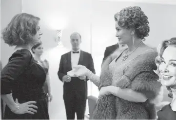  ?? — FX photo ?? Sarandon, left, with Lange in ‘Feud’. ‘Television has stepped into the void that movies left for actresses,’ Lange says.