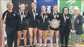 ?? ?? Blackwater Community School, Lismore - U16 Girls All-Ireland Badminton Champions 2022.