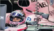  ?? Picture: EPA ?? SERGIO PEREZ: Has been guarded in his remarks following Sunday’s collision with Esteban Ocon.