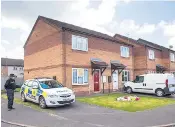  ??  ?? Left: the house in Spalding, Lincs, where the bodies of Elizabeth Edwards, 49, and her daughter Katie, 13, below, were found. Right: Lucas Markham and Kim Edwards, the daughter and sister of the victims, were given life sentences
