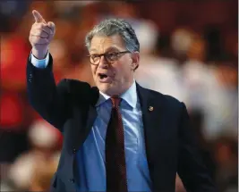  ?? ASSOCIATED PRESS ?? IN THIS JULY 25, 2016, file photo, Sen. Al Franken, D-Minn., takes the stage at the Democratic National Convention in Philadelph­ia.