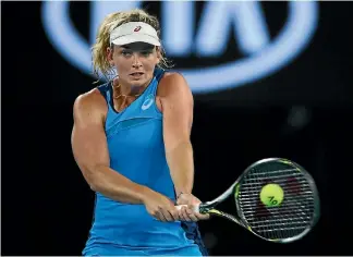  ??  ?? Coco Vandeweghe of the United States isn’t afraid to express an opinion as one of many women providing colour and character at the Australian Open tennis tournament.