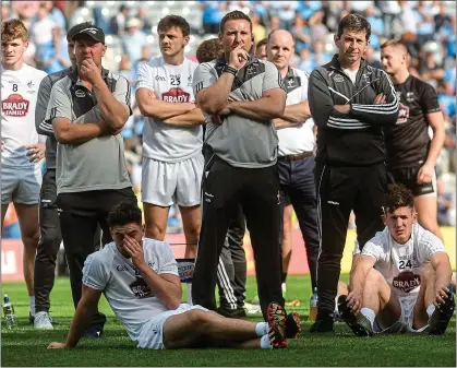  ??  ?? FLAT OUT: Kildare failed to trouble Dublin in last year’s Leinster Championsh­ip