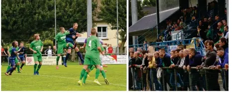  ??  ?? Les joueurs de L’AS Gamaches ont réalisé l’exploit en battant Ailly-sur-somme lors du troisième tour de la coupe de France.