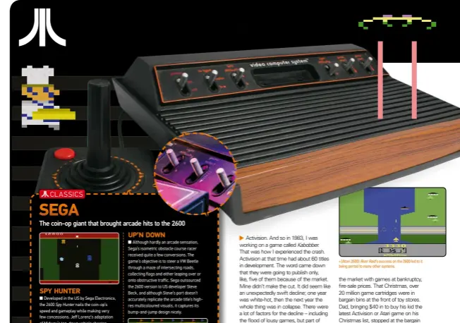  ??  ?? » [Atari 2600] River Raid’s success on the 2600 led to it being ported to many other systems.